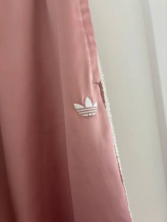 ADIDAS SATIN RUFFLE TRACK PANTS - Picture 6 of 7